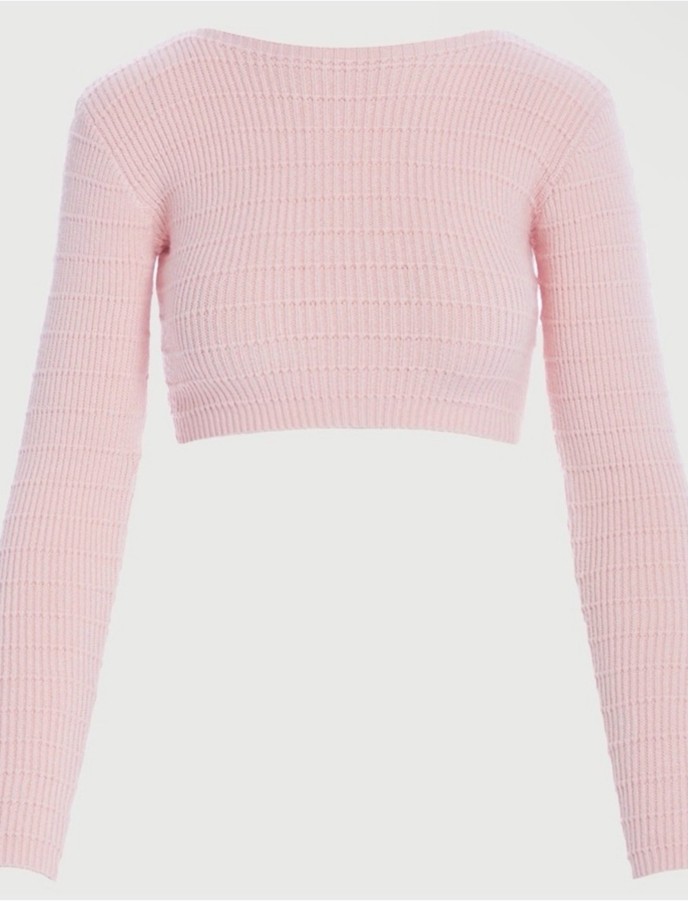 naked wardrobe Blush Pink Ribbed Knit Midi Set - Picture 6 of 8